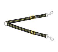 DOOG Correa Bolt Negra/Amarilla Para Perros, 38-60 Cm, Reflectante, O-Anillo