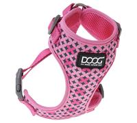 DOOG Neopreno Arnés Toto Fucsia / Negro Estrella para Perros Pequeños Ajustable