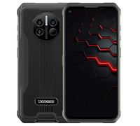 DOOGEE 5G Móvil Resistente V10, Batería 8500mAh,Termómetro Infrarrojo,6.39'' Robusto Teléfono Doble SIM, Android 11 Impermeable IP68 Smartphone,48MP Cámara Triple,Carga Inalámbrica,8GB+128GB Negro