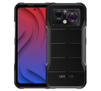 DOOGEE 5G Teléfono Resistente V20 Pro, Imagen Térmica, Dimensión 700 Octa Core 20GB+256GB, 6.4'' 2K Pantalla, Cámara Triple 64MP(Cámara Visión Nocturna 24MP), Móvil Impermeable Android 12, NFC Negro