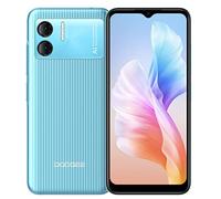 DOOGEE Android 12 Smartphone Libre X98 Pro, 6.52'' HD+ Screen Teléfono Móvil, Helio G25 Octa Core 4GB+64GB(SD Externa 1TB), 4200mAh Batería, 12MP Dual Cámara, Dual SIM, GPS Desbloqueo Facial Azul
