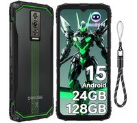 DOOGEE Blade 10 Energy(2025) Movil Irrompible Android 15, 24GB+128GB/2TB Móvil Resistente, 6.56" HD+ 90Hz Móvil Todoterreno, 6150mAh Móvil Rugerizado, Cámara 16MP/NFC/IP68/OTG/FACE ID/GPS/3 Slots