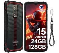 DOOGEE Blade 10 Energy(2025) Movil Irrompible Android 15, 24GB+128GB/2TB Móvil Resistente, 6.56" HD+ 90Hz Móvil Todoterreno, 6150mAh Móvil Rugerizado, Cámara 16MP/NFC/IP68/OTG/FACE ID/GPS/3 Slots