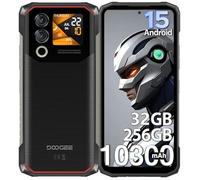 DOOGEE Blade 10 MAX Movil Irrompible, 20GB+256GB/2TB Movil Resistente Android 14, 10300mAh Móvil Rugerizado, Pantalla trasera multifunción de 1,54’’ con Pantalla de 6,56’’ Movil, 50MP+8MP, NFC,Face ID