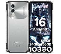 DOOGEE Blade 10 Power Android 16 Telefono Movil Resistente, 10300mAh 24GB+256GB/2TB Móvil Rugerizado, 6.6'' Smartphone NFC, Cámara 50MP/Face ID/Huella/Widevine L1/3 Ranura Tarjetas/Dual 4G/GPS/Huella