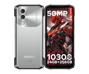 DOOGEE Blade 10 Power Outdoor Mobile Phone 10300 mAh, 24 GB de RAM + 256 GB de ROM/TF 2 TB, Smartphone Exterior sin Contrato Resistente al Agua, teléfono móvil de 6,6 Pulgadas