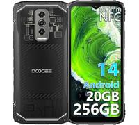 DOOGEE Blade 10 - Smartphone ultra resistente, 20 GB + 256 GB/2 TB ampliable, cámara de 50 MP, pantalla de 6.5 pulgadas + 90 Hz, batería de 5150 mAh, Android 14, Widevine L1, NFC/OTG/GPS