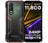 DOOGEE Blade 20 MAX Telefono Movil Irrompible, 36GB RAM 1TB ROM Móvil Resistente, 11800mAh/33W, Helio G100, 6.6" 120Hz Movils Android 15, 64MP+20MP+16MP, NFC/4G Dual SIM/Face ID Movil para Mayores