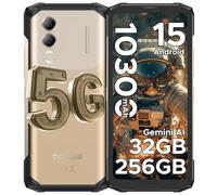 DOOGEE Blade 20 Turbo 5G Movil Irrompible, 6,6" 32GB+256GB/2TB, 10300mAh/33W Android 15 Móvil Rugerizado, Dimensity 7050 5G Teléfono Móvil Resistente, 50MP/Dual SIM/Face ID/OTG/NFC/GPS IP68 Smartphone