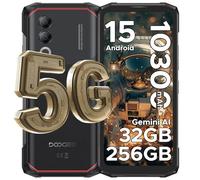 DOOGEE Blade 20 Turbo 5G Movil Resistente, 10300mAh/33W Dimensity 7050 5G Android 15 Moviles Irrompible, 6,6" 32GB + 256GB/2TB Teléfono Móvil para Mayores, Dual SIM/Face ID/NFC/GPS Telefono Rugerizado