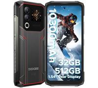 DOOGEE Blade 20 Ultra Movil Irrompible, 32GB+512GB/2TB TF, 10300mAh Batería Móvil Rugerizado, Pantalla Trasera Multifunción 1,54’’ + Pantalla 6,6’’, 50MP+8MP, NFC/Dactilar&Face ID/Triple ranura/IP68