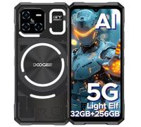 DOOGEE Blade GT 5G Movil Irrompible, Efecto de Luz LED, MTK7050 de 6 NM, 32GB+256GB/2TB,120Hz 6.72'' FHD+, 2025 Telefono Rugerizado Android 14, 48MP+20MP, NFC/Desbloqueo Facial/Huella Dactilar/ WIFI6