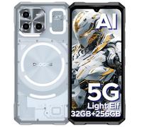DOOGEE Blade GT 5G Movil Irrompible, Efecto de Luz LED, MTK7050 de 6 NM, 32GB+256GB/2TB,120Hz 6.72'' FHD+, 2025 Telefono Rugerizado Android 14, 48MP+20MP, NFC/Desbloqueo Facial/Huella Dactilar/ WIFI6