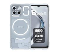 DOOGEE Blade GT 5G Móvil Resistente, 32GB RAM + 256GB ROM, Batería 5500mAh, Pantalla 6.72 Pulgadas FHD+ 120Hz, AI Camara 48MP, Octa-Core 6nm, Android 14, Dual SIM, NFC, Ultra Thin, 2024 - Plata