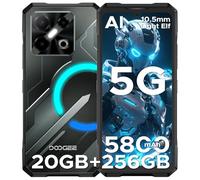 DOOGEE Blade GT Play 5G Movil Irrompible, Efecto de Luz LED, 120Hz 6.72'' FHD+, 20GB+256GB/2TB, Telefono Rugerizado Android 14, Dimensity 7025, 50MP+16MP, 10.5mm NFC/Desbloqueo Facial/Huella Dactilar