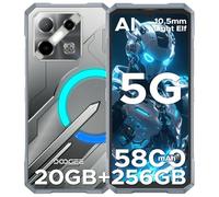 DOOGEE Blade GT Play 5G Movil Irrompible, Efecto de Luz LED, 120Hz 6.72'' FHD+, 20GB+256GB/2TB, Telefono Rugerizado Android 14, Dimensity 7025, 50MP+16MP, 10.5mm NFC/Desbloqueo Facial/Huella Dactilar