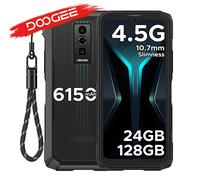 DOOGEE Blade10 Energy 6.56" Rugged Phone 10.7mm Ultra-thin 24GB RAM (4+20) 128GB Smart phone 6150mAh Battery Widevine L1 Support 4GB 128GB Red