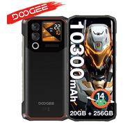 DOOGEE Blade10 Max Rugged Phone 6.56" 90Hz IPS Display 8GB 256GB 1.54" Rear Display 50MP AI Main 8GB 256GB Black