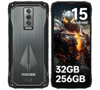 DOOGEE Blade10 Pro Energy Movil Irrompible Android 15, 32GB+256GB / 2TB Movil Todoterreno, 6150mAh Batería, 6,56" HD+, 50MP+8MP, Octa Core, 4G Tarjeta Triple, NFC/OTG/Face ID/Octa-Core