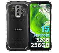 DOOGEE Blade10 Ultra Telefono Movil Irrompible Libre, 32GB+256GB/2TB Movil Resistente Android 15, 6.56" Cámara 50MP+8MP Móvil Rugerizado Dual 4G, Octa Core Smartphone/NFC/ 5150mAh/Face ID/Huella 2025
