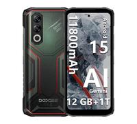 DOOGEE Blade20 Max teléfono resistente 36GB(12GB + 24GB) RAM 1TB ROM pantalla de 6,6 pulgadas batería de 11800mAh 64MP cámara AI Android 15 Smartphone 12GB 1TB Green