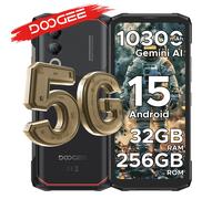 DOOGEE Blade20 Turbo 5G Rugged Phone Android 15 Gemini Al Smartphones 6.6'' HD+ 8GB 256GB AI Dual 8GB 256GB Black