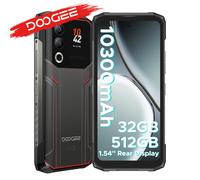 DOOGEE Blade20 Ultra Rugged Phone 1.54'' Rear Display 32GB RAM(8+24) 512GB ROM 10300mAh Battery 8GB 512GB Red