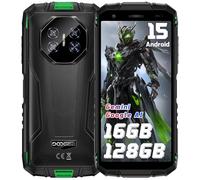 DOOGEE Fire 3 Pro Movil Irrompible Android 15, 16GB+128GB/2TB Movil Resistente, 5,5 Pulgadas HD+ Móvil Rugerizado, 8350mAh, Cámara 16MP Telefono Móvil, Dual 4G SIM/NFC/OTG/Face ID/GPS/Widevine L1