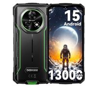 DOOGEE Fire 5 13000mAh Movil Irrompible Android 15, 12GB + 64GB / 2To Telefono Resistente, 6.6" & 90Hz Display, 13MP+8MP, NFC Movil Indestructible, IP68/IP69K/ Triple Card Slots/GPS Rugerizado