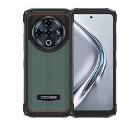 DOOGEE Fire 6 Power Smartphone Resistente, Batería 15500mAh, Linterna 120LM, 20GB+256GB, Cámara 50MP AI, 3 Ranuras para Tarjetas, Android 14 Rugged Móvil, 6.56'' HD+, NFC Verde