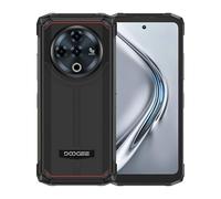 DOOGEE Fire 6 Power Smartphone Resistente, Batería 15500mAh, Linterna 120LM, 20GB+256GB, Cámara 50MP AI, 3 Ranuras para Tarjetas, Android 14 Rugged Móvil, 6.56'' HD+, NFC Negro