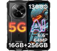 Doogee Fire 7 16GB 256GB 6.6" IPS 90Hz 5G Dual SIM IP69K 13000mAh NFC Android 15 Negro