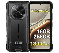 DOOGEE Fire 7 movil Irrompible 5G, Batería 13000mAh, 16GB+256GB/2TB, Android 15 Teléfono Movil, Cámara 64MP, 6,6" HD+ 90Hz, Dual SIM/NFC/GPS