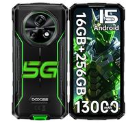 DOOGEE Fire 7 Movil Resistente 5G Android 15, 16GB+256GB/2TB,13000mAh Telefonos Irrompibles, 6.6" IPS Display, 64MP+16MP, Moviles Todoterrenos, IP68/NFC/OTG, Triple Card Slot 5G/Gemini AI