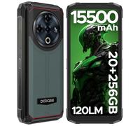 DOOGEE Fire6 Power Movil Irrompible 20GB+256GB/2TB Movil Rugerizado, 15500mAh, 6.56" HD+ 90Hz Movil Resistente, Cámara 50MP Telefono Móvil Android 14, Dual 4G SIM/NFC/OTG/Face ID/Huella Dactilar