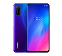 DOOGEE N30 - Teléfono móvil 4G, Smartphone, Pantalla de 6,55 Pulgadas, Libre, Android 10.0, 4 + 128 GB, 16 Mpx/8 Mpx, 4 cámaras, Dual Nano SIM, 4500 mAh, Sensor de Huella/reconocimiento Facial (Azul)