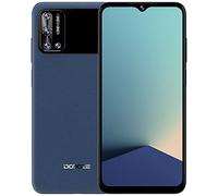 DOOGEE N40 Pro Android 11 Móvil Libres 4G, Helio P60 Octa-Core 6GB+128GB, 6.52'' HD+ Teléfono, Batería 6380mAh, Cámara Trasera Cuatro 20MP, Cámara Frontal 16MP, Huella Digital Dual SIM GPS Azul