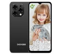 DOOGEE N55 Pro (2024) 4G móviles, 16GB RAM 256GB ROM, 6.55" FHD + Pantalla Smartphones Libres, 5150 mAh, Android 14, Cámara 13 MP + 8 MP Dual SIM Telefono Negro
