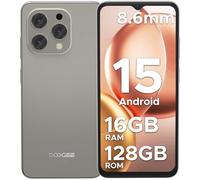 DOOGEE N55 Telefono Movil 2025, Smartphone Android 15, 16GB+128GB/2TB, 6.56" Pantalla HD+90Hz, Cámara13MP, Batería 5150mAh, 4G Dual SIM 2.4G/5G WiFi OTG, Natural