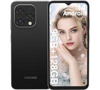 DOOGEE N55 Teléfono Móvil Libre Android 14, Smartphone con 9GB + 128 GB, 6.56" HD/90 Hz, Cámara 13+8 MP, Octa Core, Batería 5150 mAh Carga Rápida 10W OTG Negro