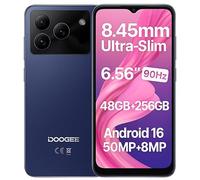 DOOGEE Note 56 Plus Android 16 Teléfono Móvil, Diseño Elegante&Sutil, 48GB+256GB, 6.56" 90Hz Pantalla, Octa Core 4G Smartphone, AI Cámara 50MP, Batería 6150mAh, Dual SIM, Widevine L1, NFC Morado