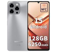 DOOGEE Note 58 Smartphone Android 15 32GB+128GB/2TB Móvil, 6.75’’ HD+ Telefonos Moviles Libres, 6250mAh, 16MP+8MP, Octa Core, 4G Dual SIM, NFC/Face ID/OTG/GPS