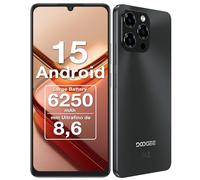 DOOGEE Note 58 Teléfono Movil Android 15 (2025), 6250mAh Batería, T7250 Octa Core, 32GB+128GB Smartphone, 6,56" HD+ IPS 90Hz, 16MP+8MP, Cuerpo de 8,6mm Telefono, Face ID/NFC/OTG/GPS/Doble SIM 4G Movil