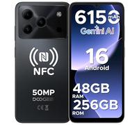 DOOGEE Note56 Plus Telefono Movil Andriod 16, 48GB+256GB/2TB 6150mAh, Smartphone 6,56" 90Hz 50MP+8MP, Gemini AI Móvil Octa Core, NFC/Dual SIM/Widevine L1/Face ID/Huella Dactilar/GMS/GPS/OTG Moviles 4G