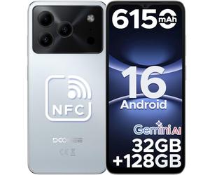 DOOGEE Note56 Pro Android 16 Telefono Movil Libres, 6150mAh 32GB+128GB/2TB Smartphone, Octa Core Telefonos Moviles HD+ 6,56", Cámara 13MP+8MP Teléfono Móvil, Gemini AI/Dual SIM/Face ID/Widevine L1