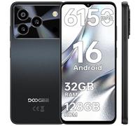DOOGEE Note56 Pro Teléfono Movil Andriod 16,32GB+128GB/TF 2TB Moviles Libres,6.56" HD+ IPS 90Hz Móvil 6150mAh,13MP+8MP Cámara,Octa Core,8.45mm Cuerpo Smartphone,Doble SIM/NFC/GPS/OTG/Face ID