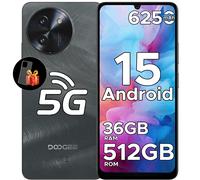 DOOGEE Note59 Pro + 5G Smartphone Android 15 12GB 512GB 6,75 ''pantalla 50MP AI cámara 6250mAh batería teléfono celular versión Global 12GB 512GB White