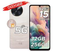 DOOGEE Note59 Pro Android 15 5G Smartphone 6.75" HD+ Mobile Phone 8GB RAM 256GB ROM 6250mAh Battery 8GB 256GB Black