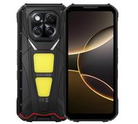 DOOGEE Proyector Smartphone Resistente 5G VMAX Play, Luz de Campamento 1200LM, Batería 20500mAh, 36GB+512GB, 6,78" FHD+, 200MP Cámara (20MP Visión Nocturna), Teléfono AI Rugerizado Android 15, Negro