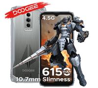 DOOGEE Rugged Phone Blade10 Pro Energy 6.56” Android 15 32GB RAM (6+26) 256GB ROM 6150mAh Battery Widevine L1 NFC Smartphones 6GB 256GB Black